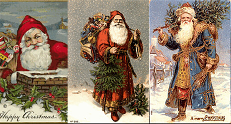 Free Christmas Cards: Victorian Santa Claus · All Things Christmas